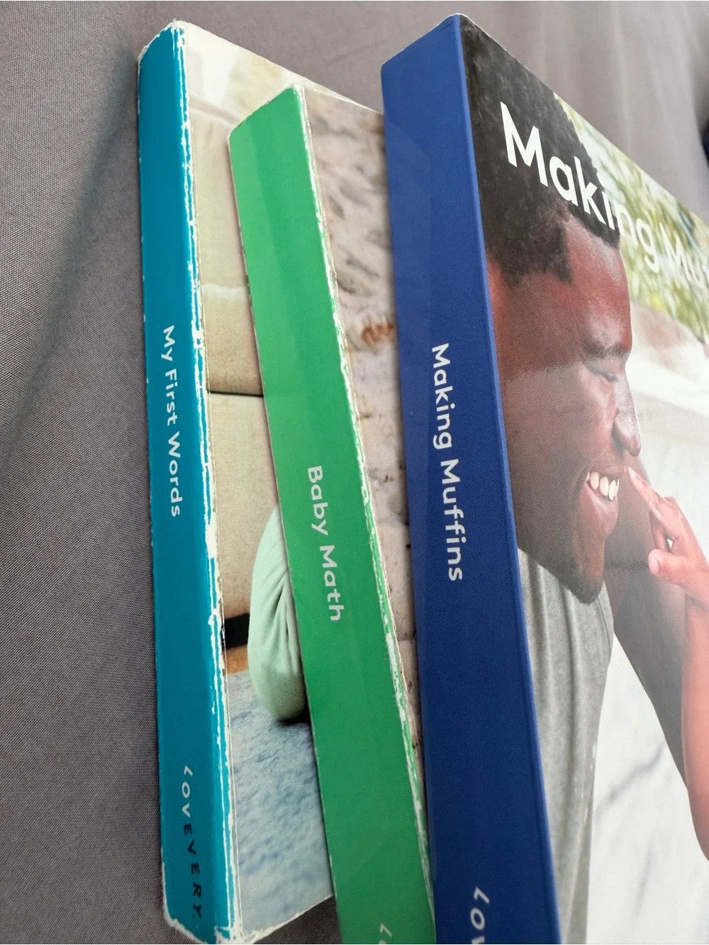 Lovevery Baby Books Bundle – My First Words, Making Muffins & Baby Math